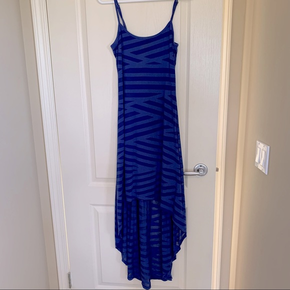 Seven7 Blue High Low Dress - Picture 1 of 6